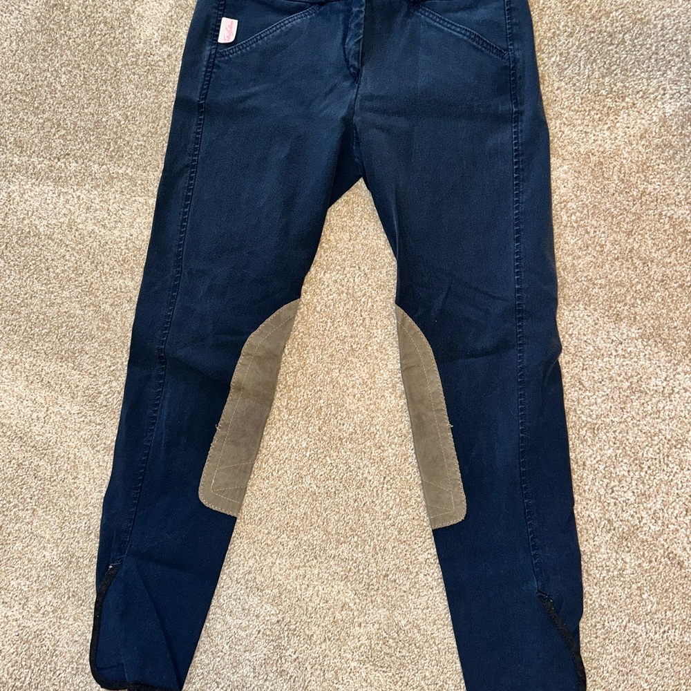 Girls Blue riding pants.